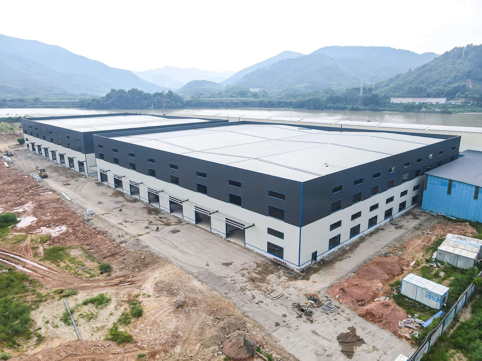 Inside Guanhui 70,000㎡ Steel Structure Factory Build – Part 2