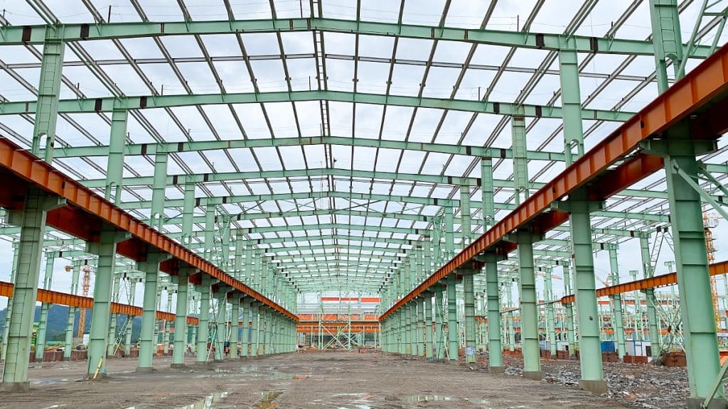 01. EXISTING STEEL STRUCTURE BUILDING 1