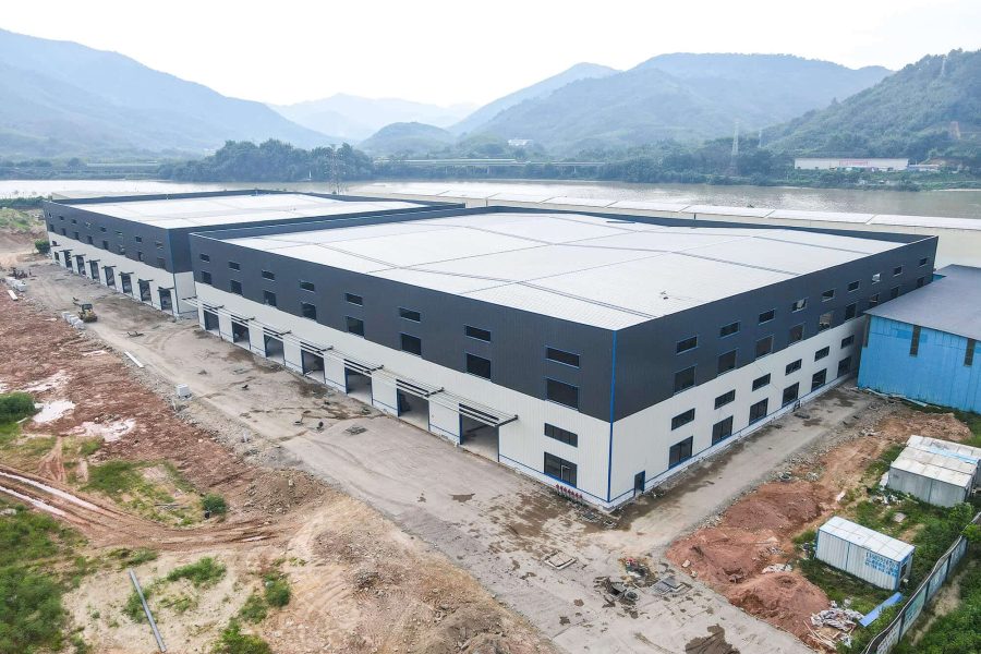 Inside Guanhui 70,000㎡ Steel Structure Factory Build – Part 2