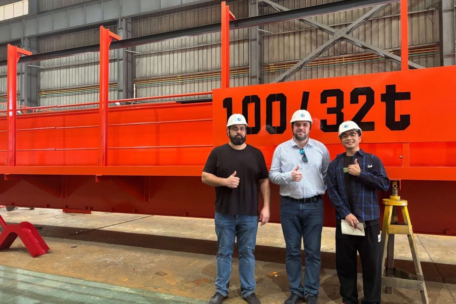 Russian Client’s Exciting March 2 Tour of GuanHui Crane Factory